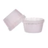 Decora WHITE papirnati modelčki za kolačke iz nagubanega papirja 55x35 mm 25 kosov