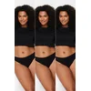 Trendyol Curve 3-Pack Black Plus Size Briefs