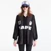 Majice A Bathing Ape Sta Stripe Pattern Jacquard Multi Logo Relaxed Fit Ls Tee UNISEX Black XL