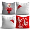 Wallxpert Ukrasni jastuk set 4 komada NYXMAS10