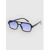 Dot Dash Lumen Shiny Black Sunglasses blue gradient