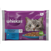 WHISKAS Vlažna hrana za mačke Riba 4x85g