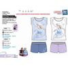 Disney Frozen bombažni komplet-lila-110