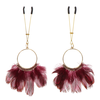Taboom Tweezers With Feathers Gold