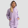 GymBeam Ženska dukserica Limitless Longline Lavender