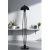 Opviq podna lampa Hedar, crna