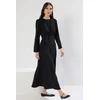 Trendyol Modest Ženska haljina Tctss25Eb00085, Crna