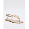 Trendyol Shoes Ženske sandale TAKSS25SD00008, Zlatne boje