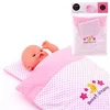 BABY ROSE ODEJA IN VZGLAVNIK ZA PUNČKE