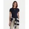 Tommy Jeans Majica Badge DW0DW17881 Mornarsko modra Slim Fit
