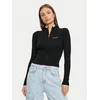 Tommy Jeans Pulover DW0DW19835 Črna Slim Fit