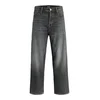 JACK & JONES Kavbojke ALEX črn denim