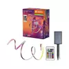 Ledvance - LED RGB prigušiva solarna traka FLEX 3m, LED/1,2W/5V, IP44 + daljinski upravljač