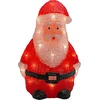 Nikcorp LED lučka Božiček 21,5 cm | Akrilna božična dekoracija | 24 LED toplo bela svetloba | Praznična namizna figurica