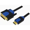 Dvosmerni HDMI-DVI kabel LogiLink, 2 m, pozlačen, Full HD 1080p