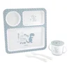 Kikka Boo Set posuđa 4 dela Dinosaur Blue