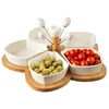 shumee Bele porcelanaste sklede za prigrizke WHITELINE 28,5 cm 10 kosov.