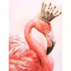 Dijamantski mozaik Kraljica flamingo, 30?40 cm