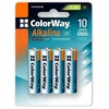 ColorWay Alkalne baterije AA/ 1,5 V/ 4 kosi v pakiranju/ Blister