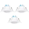 Aigostar - KOMPLET 3x ugradno LED svetlo LED/5W/230V 6500K prečnik 8,5 cm belo