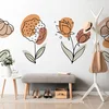 Tapeta minimalistične rože - 343x231
