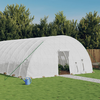 Plastenik s čeličnim okvirom bijeli 72 m2 12 x 6 x 2,85 m