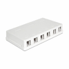Delock nadometna vtičnica 6x RJ45 86227