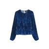 Desigual Bluza modra/mešane barve