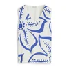 TOM TAILOR Top modra / bela