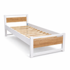 Krevet samac AIDA 90 x 200 Bela/Sonoma