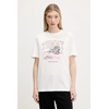 Tommy Jeans Majica Tonal Tropics DW0DW21343 Écru Relaxed Fit