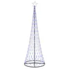 LED božićno drvce s 355 LED svjetlima Plava 302,5 cm Metal