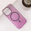 Maska Transparent Mag Case za iPhone 15 Pro Max ljubicasta