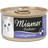 slomart MIAMOR Pastete Piščančja srca - mokra hrana za mačke - 85 g