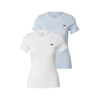 LEVIS Majica ESSENTIAL pastelno modra/bela