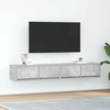 TV ormarići 2 kom boja betona 80x31x25,5 cm konstruirano drvo