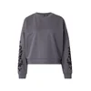 VERO MODA Majica VMHELEN TRINA temno siva/črna