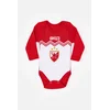 Crvena Zvezda-Stefan Bodi dugih rukava za bebe Crvena Zvezda 25, Crveno-beli