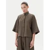 Max Mara Leisure Srajca Mirano 2516111028 Zelena Relaxed Fit