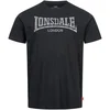 LONSDALE Majica Kai siva / črna