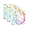ID-Cooling hladilnik 12 cm - AF-127-ARGB-W TRIO (29,9 dB, maks. 132,52 m3/h, 4-pinski, PWM, 3 x 12 cm, ARGB LED, bel)