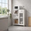 HANAH HOME Višenamenska polica Nova White