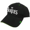 The Beatles Drop T Logo Sandwich Peak (Badge) Kapa Black UNI