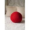 Aberto Design Ukrasni jastuk Teddy Top 25, 25x25x25 cm, Crveni