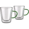 Lamart LT9118 2-delni set kozarcev Tea Vaso, 300ml, zelen