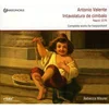VALENTE:INTAVOLATURA DE CIMBALO