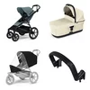 Mestni voziček Thule Urban Glide 4-wheel Mid blue + Bassinet Soft beige SET 4in1