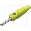 Banana 4mm Hirschmann Buela 20K žuta