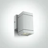 ZIDNA SVJETILJKA 1xGU10/35W/230V/IP54 BIJELA