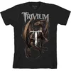 Trivium Majica Perched Dragon Unisex Black XL